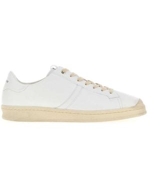 Jil Sander Leather Trainers - White