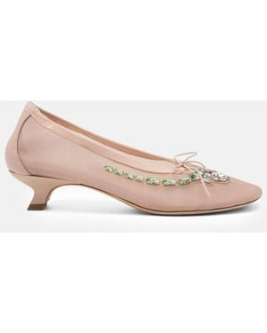 Simone Rocha Slip On Heels - Pink
