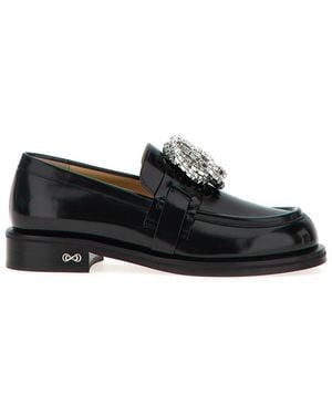 Mach & Mach 'Galaxy' Loafers - Black
