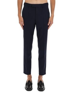 BOSS Flat Front Pants - Blue