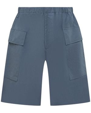 Jil Sander Solid Shorts - Blue