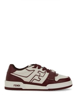Fendi Logo Match Trainers - Brown