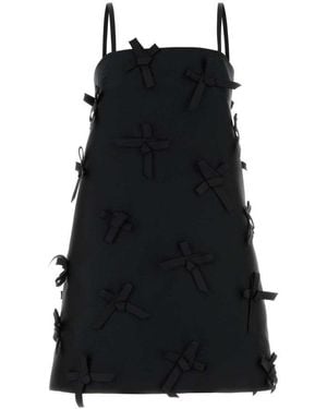 Jil Sander Duchess Mini Dress - Black