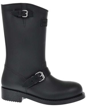 DSquared² Leather Ankle Boots - Black