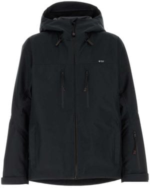 Prada Logo Hood Jacket - Black