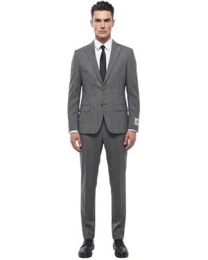 Corneliani Notched Lapel Suit - Grey