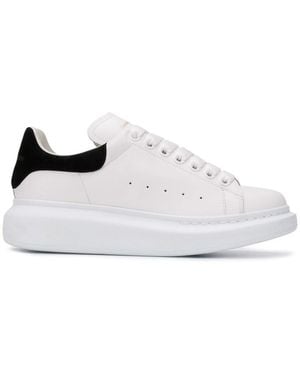 McQueen Leather Sneakers - White