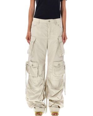 The Attico Loose Cargos Pants - White