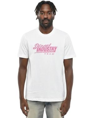 DIESEL Graphic Logo T-Shirt - White