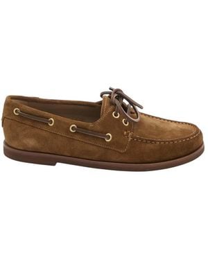 Gianvito Rossi Lace Up Loafers - Brown