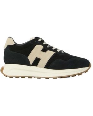Hogan Logo Sneakers - Black