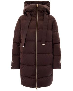 Herno Quilted Hood Jacket - Purple