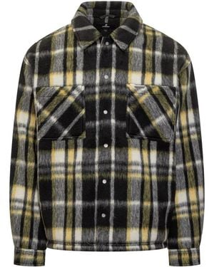 Represent Relaxed Checks Shirt - Black