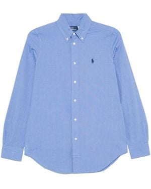 Polo Ralph Lauren Polo Pony-Embroidered Shirt - Blue