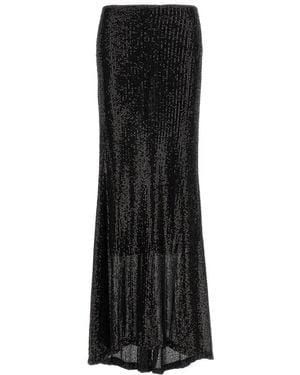 Le twins Maria Cristina Long Skirt - Black