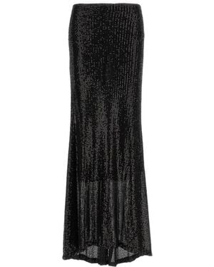 Le twins Maria Cristina Long Skirt - Black