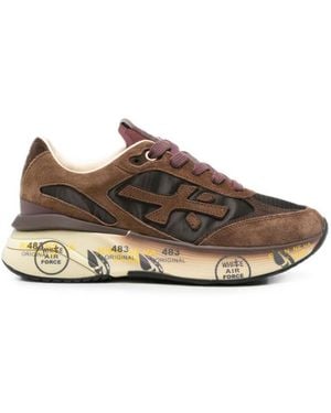 Premiata Lace Up Sneakers - Brown
