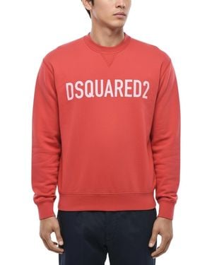 DSquared² Regular Logo Sweatshirt - Red