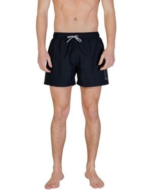 EA7 Logo Swim Shorts - Blue