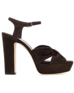 Jimmy Choo Dark Solid Heels - Black