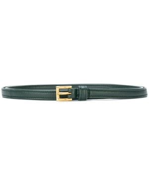 Prada Logo Buckle Belt - Green