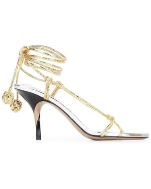 Jacquemus Embellished Heels - White