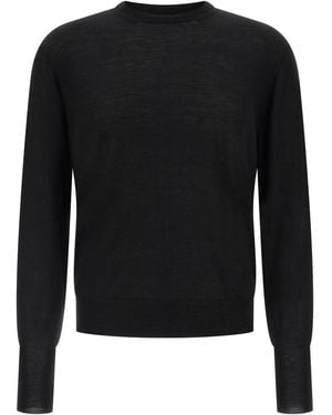 Ma'ry'ya Crew-Neck Sweater - Black