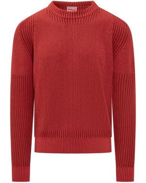 KENZO Knitted Regular Sweaters - Red