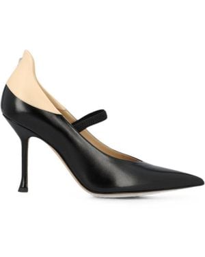Fendi Color Block Pumps - Black