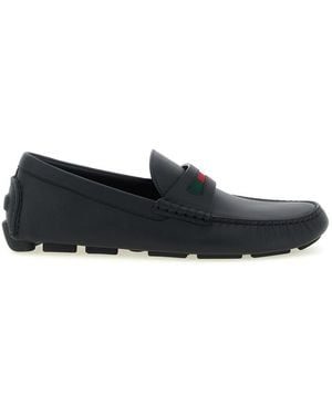 Gucci Stripes Loafers - Black