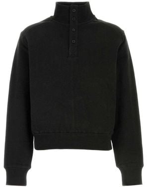 Entire studios Mock Collar Sweatshirt - Black