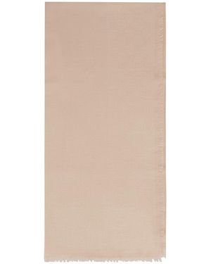 Gucci Gg Logo Scarf - Natural