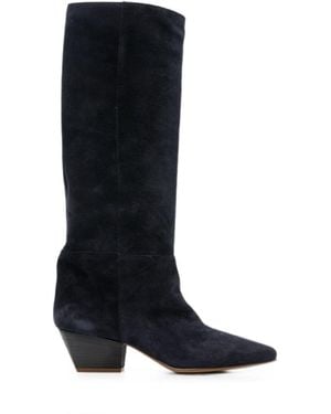 forte_forte Suede High Boots - Blue