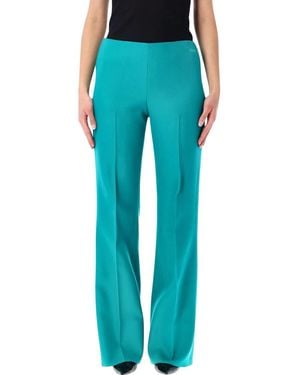 Fendi Slim Flat Front Pants - Blue