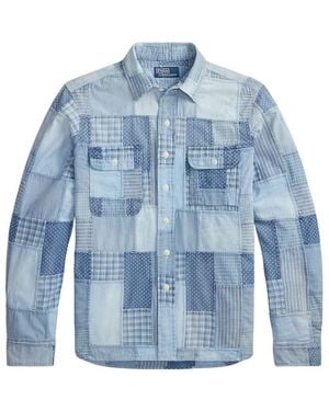 Polo Ralph Lauren Shirt With Patches - Blue
