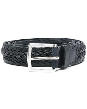 Orciani Woven Buckle Belt - Black