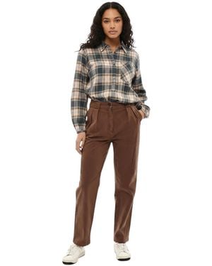 Woolrich Tapered Pleated Pants - Brown