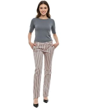 DSquared² Straight Stripes Pants - Pink