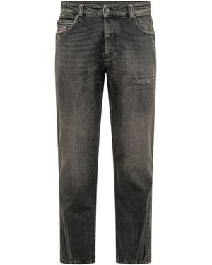 DIESEL Mid Rise Jeans - Gray