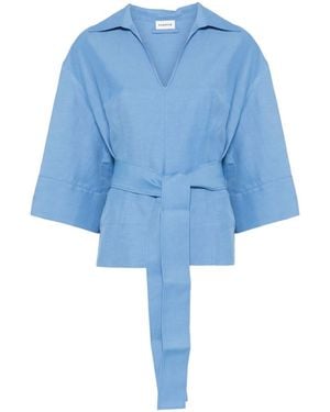 P.A.R.O.S.H. Raisa Blouse - Blue