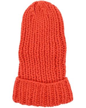 DSquared² Maxi Knitted Beanie Cap - Red