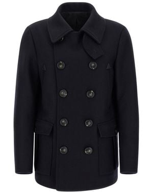 DSquared² Wool Coat - Blue