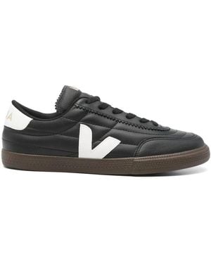 Veja Logo Volley Sneakers - Black