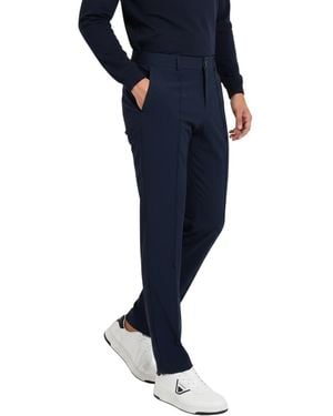 BOSS Slim Pleated Pants - Blue