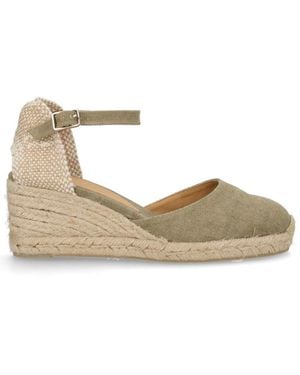 Castañer Solid Carol Wedges - Natural