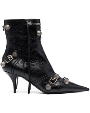 Balenciaga Slip On Boots - Black