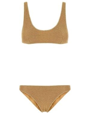 Oséree Solid Swimwear - White