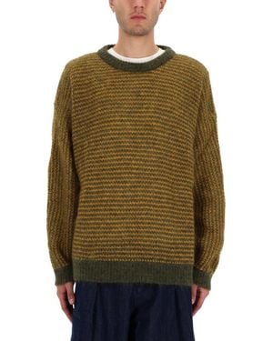YMC Crew Neck Jumper - Green