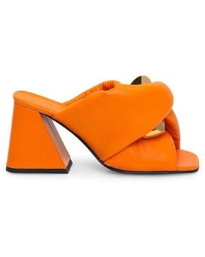 JW Anderson Solid Twisted Heels - Orange