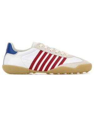 DSquared² Stripes Soccer Sneakers - Pink